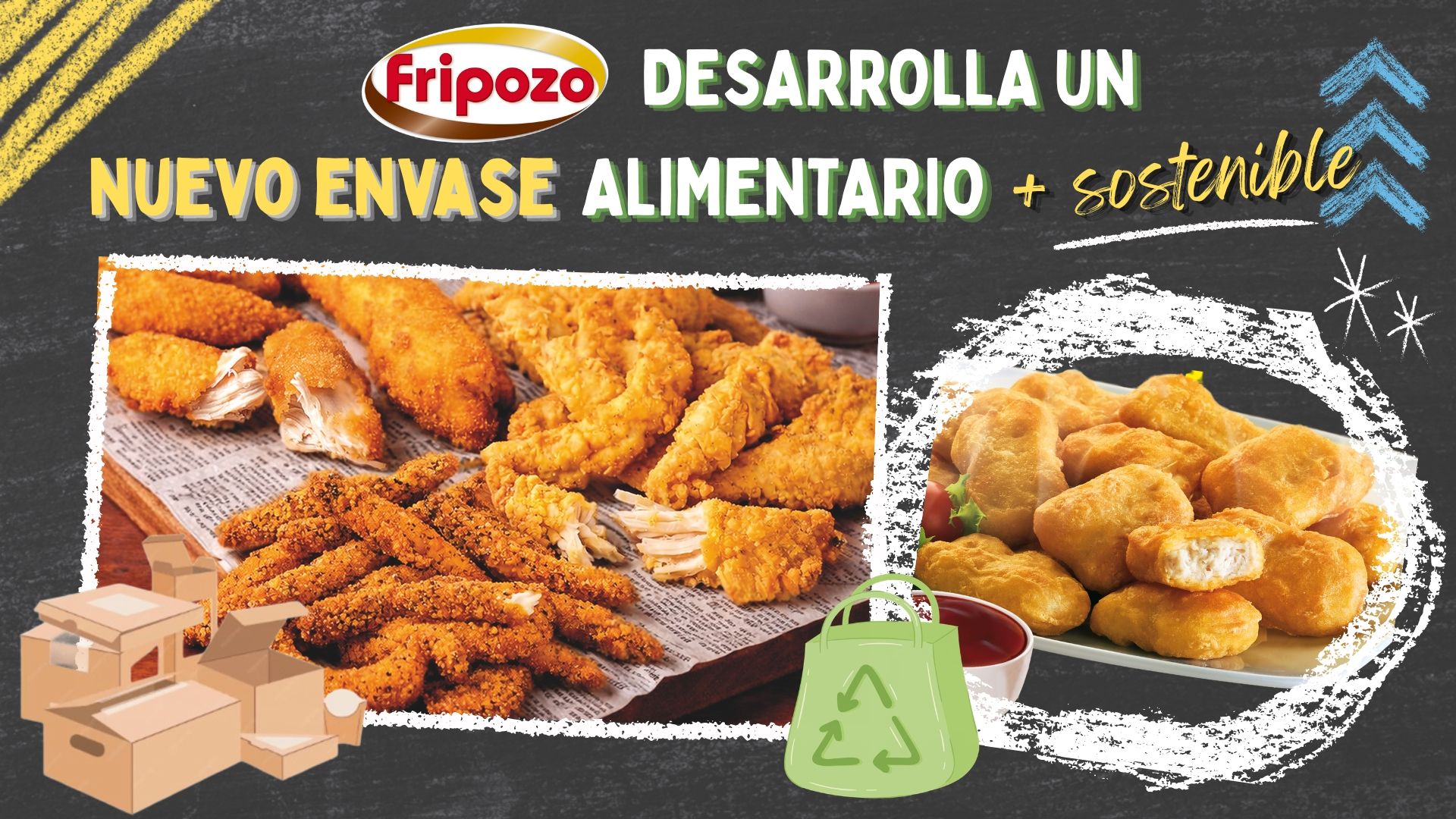 Fripozo desarrolla un nuevo envase alimentario sostenible